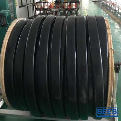 heavy duty unified reinforced handrail for mountain escalators, 45KN, special--rubber, steel cords, sliding layer.